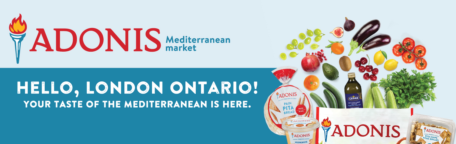 Hello, London Ontario! Your raste of the Mediterranean is here. Visit us.